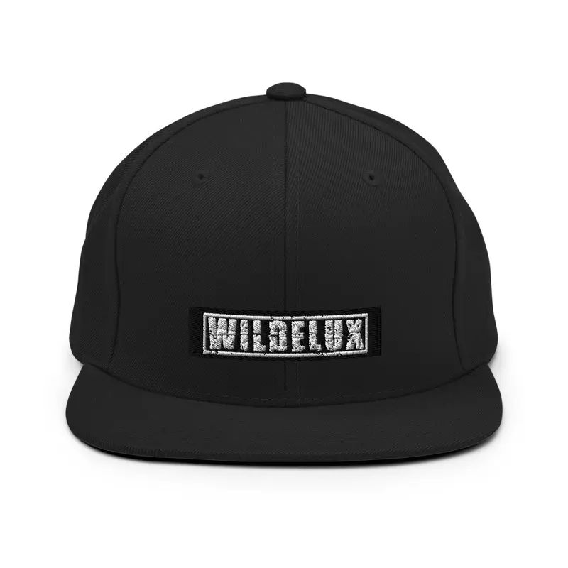 Wildelux tattered logo snapback