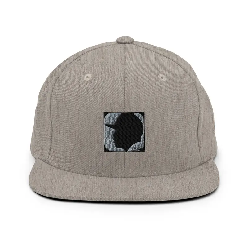 WDX midnight silhouette Grey snapback